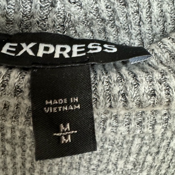 Express Gray Sweater Dress Size M Gray - Picture 3 of 4
